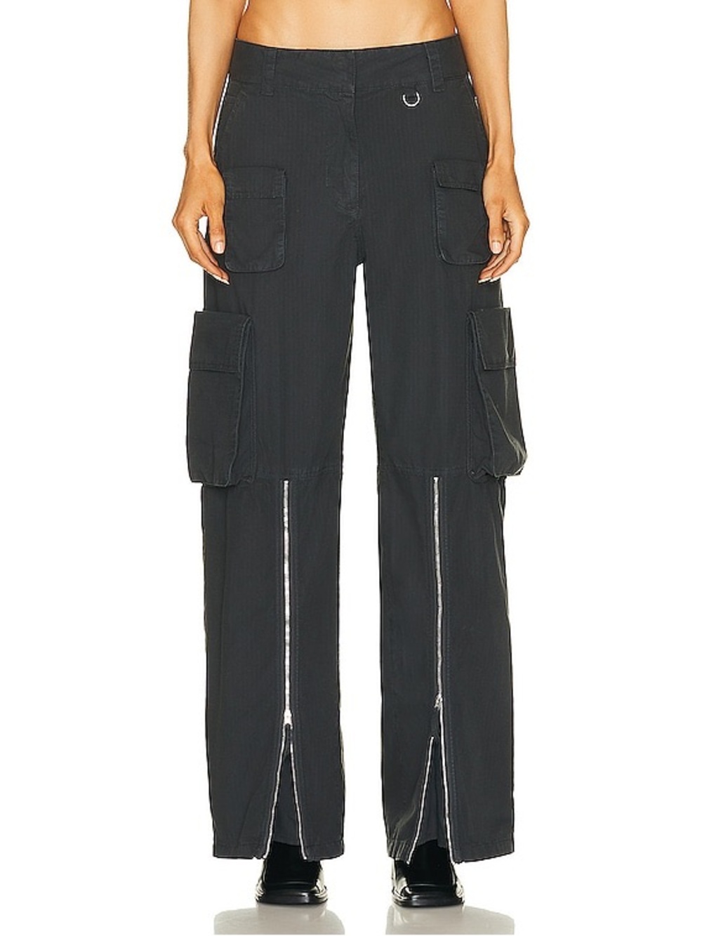 Acne Studios Zip Detail Cargo Pants - Picture 7 of 14